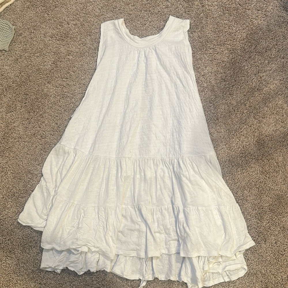 Cute summer tank with flowy detail